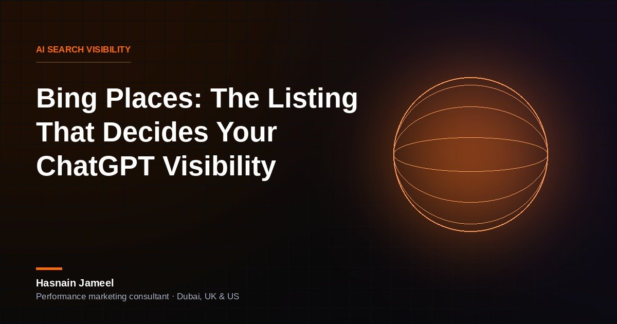 Bing Places: The Listing That Decides Your ChatGPT Visibility