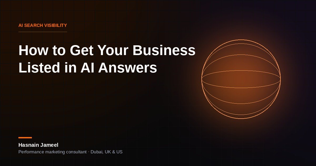 How to Get Your Business Listed in AI Answers